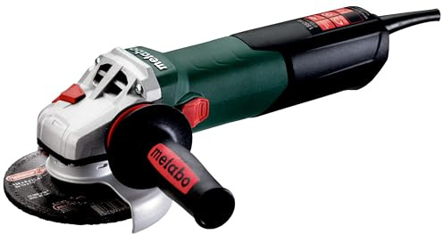 Metabo WEVA 15-125 Quick - mini amoladora 1500 W, disco 125 mm, regulable y autobalance