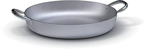 Ballarini Professionale 7008.32 Tegame con 2 Manici, Alluminio, Grigio, 32 cm