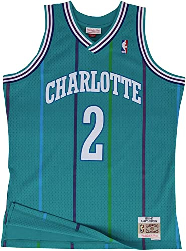 Mitchell & Ness NBA Swingman Jersey 2.0 C. Hornets 1991-92 - L. Johnson, XXL