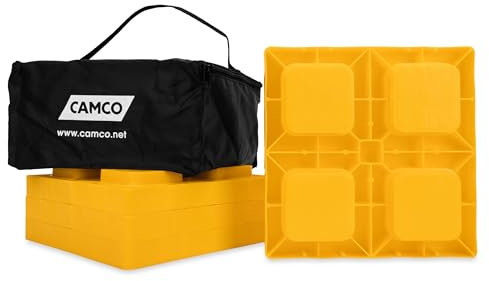 Camco 44501 Bloques de Nivelación, Juego de 4