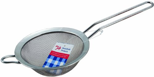 Tala Stainless Steel Strainer, 14cm Diameter with fine Mesh, Perfect for washingand Straining Fruit, Berries Rice and Pulses Beans