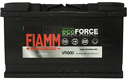 BATTERIA FIAMM ECOFORCE AGM VR800 80Ah 800A EN - DX START&STOP MHD