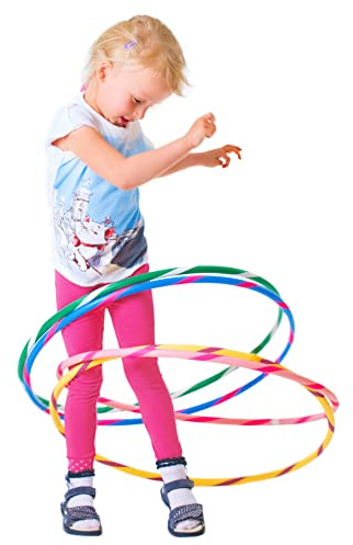 HOOPOMANIA Bunter Kinder Hula Hoop [Ø60cm - Ø80cm] Hula Hoop für Kinder in vielen Farben