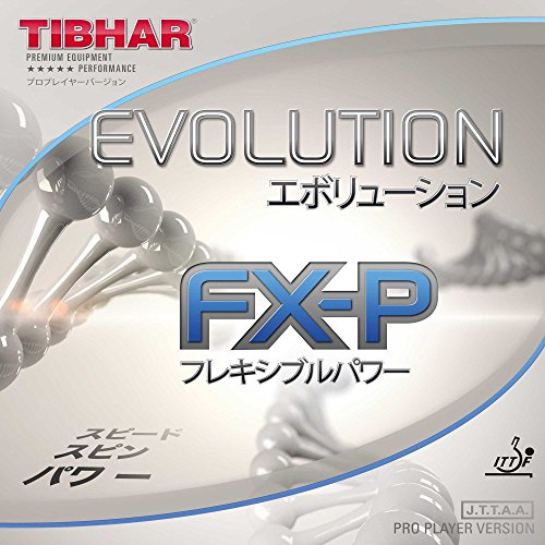 TIBHAR Evolution FX-P - Gomma per ping-pong (rosso, 2,0 mm)