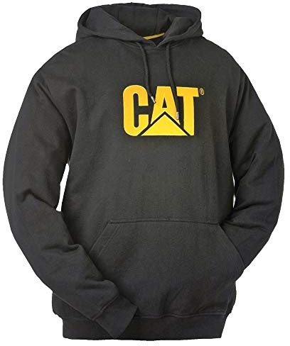 Caterpillar huvtröja för män svart XL