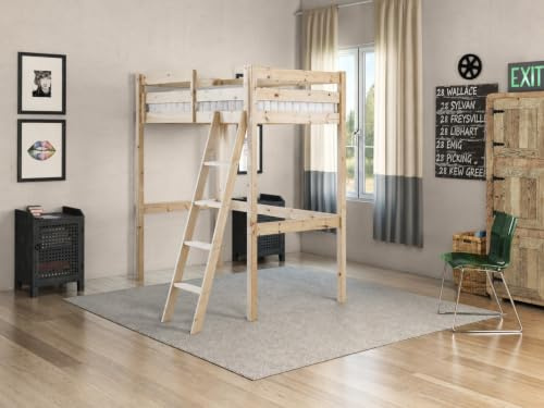 STRICTLY BEDS&BUNKS Celeste High Sleeper Loft Bunk Bed, 2ft 6 Single