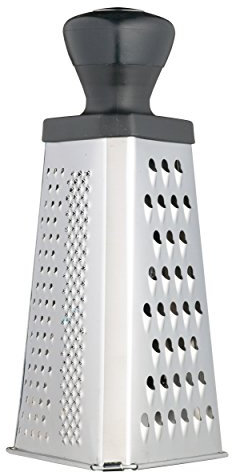 KitchenCraft Stainless Steel Triangular Box Grater, 20 cm (8), Silver