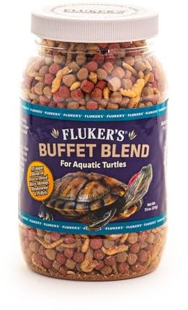 Fluker's Buffet Blend Aquatic Turtle Food, 7.5-Ounce