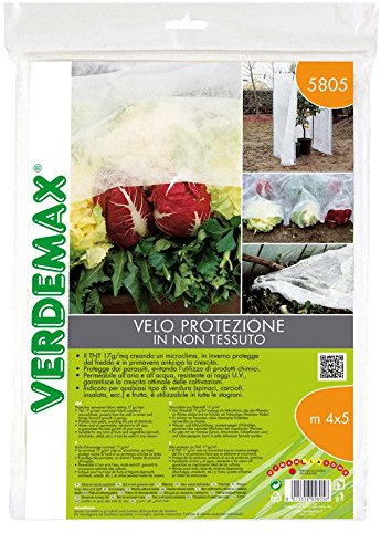 VERDEMAX Velo Protezione 4X5 TNT Piante da Frutta ORTAGGI Inverno