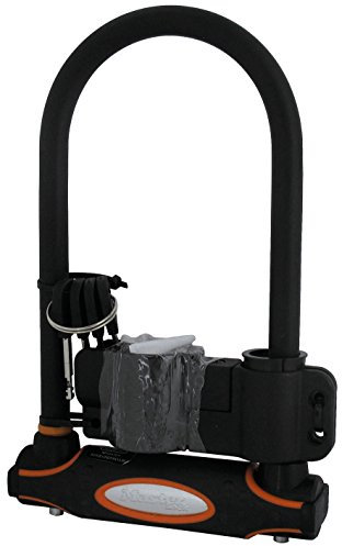 MASTER LOCK Bügelschloss [Schlüsselschloss] [mit Halterung] [Zertifiziertes Fahrrad Schloss - Secure-Gold-Zertifikat] 8195EURDPRO - Ideal für Fahrräder