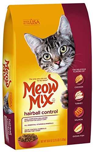 Meow Mix Hairball Control, 3.15-Pounds (Pack Of 3)