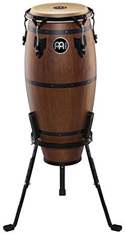 Meinl Percussion Traditional Series Conga - Kleine Handtrommel - Mit Büffelfell - Durchmesser 10 Zoll - Siam Eiche, Cubano Retro (HTC10WB-M) | 10 Zoll Nino, 8 mm Spannschrauben, 5 mm TTR-Rim, Inklusive Zubehör, mit Büffelfell, Siam Eiche