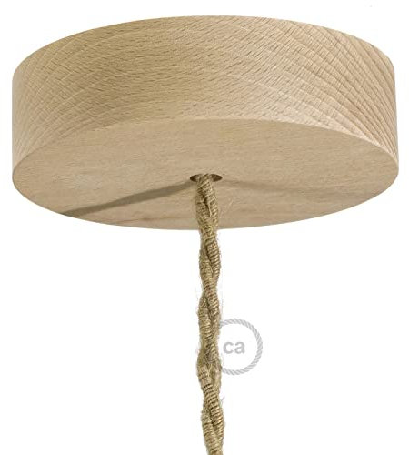 creative cables - Lampenbaldachin Kit aus Holz - Neutral