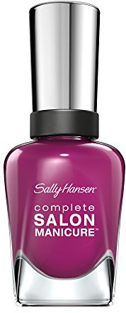 Sally Hansen Complete Salon Manicure Nagellack, Farbe 414, Cherry, Bang, dunkles Magenta, 1er Pack (1 x 15 ml)