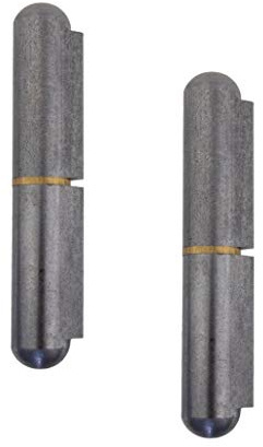 Gedotec Türscharnier zum anschweißen Metall Anschweißbänder 2-teilig für Metall-Türen | Anschweißscharnier Höhe: 150 mm | MADE IN GERMANY | Tragkraft 290 kg | 2 Stück - Türbänder für Tore & Maschinen
