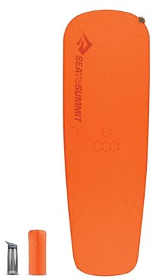 Sea to Summit - Ultralight Self Inflating Isomatte - Ultraleichte & robuste Schlafmatte - Delta Core-V-Technologie - Pillow Lock-System - 2,5 Jahreszeiten - Wandern - Orange