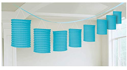 Amscan Party-Girlande, 30,5 cm, Karibikblau