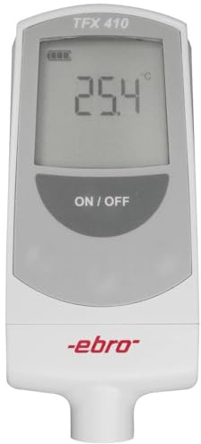 EBRO 410–1 ABS Präzision Core Thermometer ohne Sonde,-50 bis + 300 °C Messbereich, 0,1 °C Auflösung, +/0,3 Grad C Genauigkeit