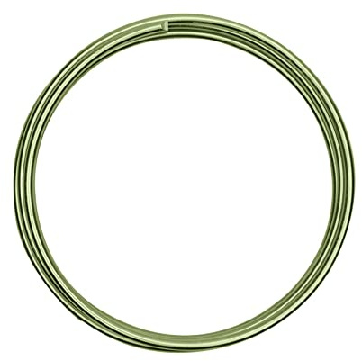 Vaessen Creative Basteldraht und Schmuckdraht 2 m x 4 mm Apple Green – Flexibler Draht zum Basteln für Blumenkranz, Scmuckherstellung und Modellbau