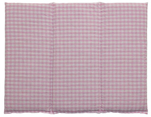 Giraffenland Traubenkernkissen groß 3-Kammer 40x30cm - Bio-Baumwolle rosa-weiß - Wärmekissen/Körnerkissen
