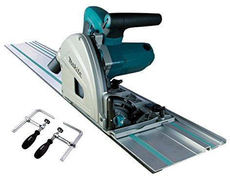 Makita sega ad affondamento con guida e costringere, e Makpac, sp6000jsp1