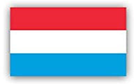 Aufkleber/Sticker Luxemburg Fahne Großherzogtum Grand-Duché Flagge 12x7cm A2953