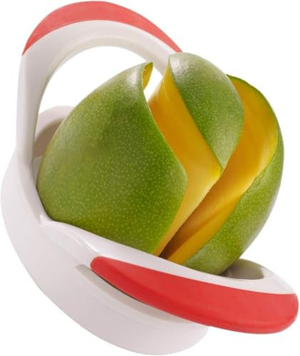 Westmark Mangoteiler, ABS/Messeraggregat Edelstahl, Mango, 20 x 10.5 x 6.5 cm