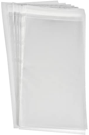 VBS 50 Schutzhüllen Karten DIN lang 25x11,6 cm selbstklebend Folie Kartenhüllen