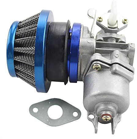 GOOFIT 44mm Pila De Filtro De Aire De Motocicleta Carburador Carb Reemplazar para 2 Stroke 43cc 47cc 49cc ATV Four Wheel Off Road Vehicle Lawn Mower Scooter Blue
