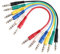 Adam Hall Cables 3 STAR BVV 0060 SET - Jeu de 6 câbles patch 6,3 mm Jack Stereo 0,60 m