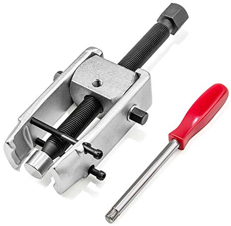 Powerbuilt Power Steering Pulley Puller Tool, Heavy Duty Puller with 4 Jaw Positions for Multiple Pulley Sizes, Removes Pressed-On Power Steering Pump Pulleys - 648460