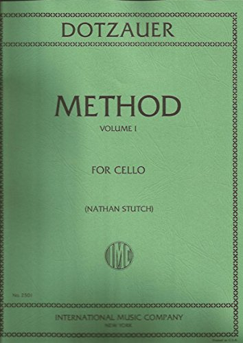 Dotzauer, J Friedrich Method for Cello Volume 1 Cello solo edited by Nathan Stutch - International