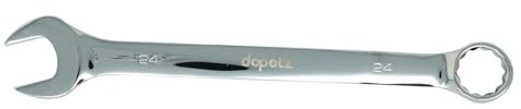 Dapetz® 24mm Combination Spanner Wrench, Fixed Head Open End Spanner, Chrome Vanadium Steel, Metric Hand Tool