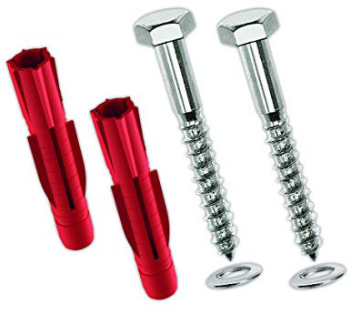 TOX Montagesatz System Trix, mit Allzweckdübel Tri 12 x 71 mm + Sechskant-Holzschraube 10 x 90 mm verzinkt, 1 Set, 04510142