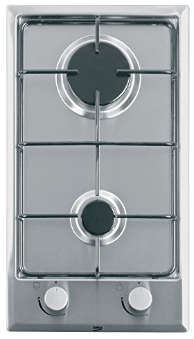 Beko 7725586701 Kochfeld (Gas/Einbau) / 2 Kochfelder / 51,0 cm/Topfträgerroste emailliert