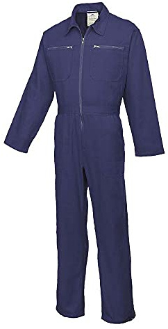 Portwest Cotton Boilersuit, Size: L, Colour: Navy, C811NARL