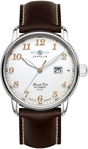 Zeppelin Unisex-Armbanduhr Chronograph Quarz Leder 7652-4