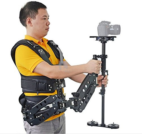 GOWE Stabilizzatore Palmare Steadycam Steadicam+Vest Arm Kit Doppio Braccio per Canon Nikon Sony DSLR BMCC P0015431