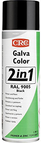 CRC 20581 Galvacolor 2in1 Schutzlack, schwarz, 500 ml Spraydose