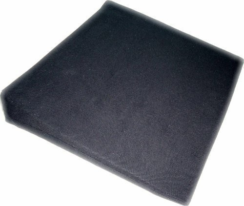 Wedge Shaped Seat Cushion VB 120 With Cover 100% Cotton, 40x38 cm Various Colours - 020 (pink)