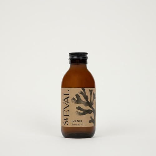 St Eval | Scented Reed Diffuser Refill | Uplifting, Herbal Fragrance | Made in Cornwall | Scented Diffuser Oil Refill | Ideal for Home and Office (Sea Salt)