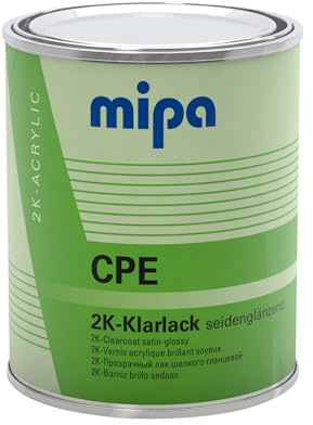 MIPA 2K-Klarlack CPE - 1 Liter Seidenglänzend - Elastisch & Kratzfest