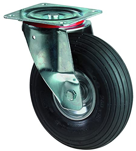 BS Rollen Lenkrolle (Transportrolle Tragkraft: 75 kg, Durchmesser Rad: 200 mm, Rollenlager, Luftrad) L400.C90.200