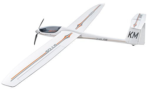 Unbekannt 214264 Solius RC Segelflugmodell Bausatz 2160mm, Weiß, Schwarz