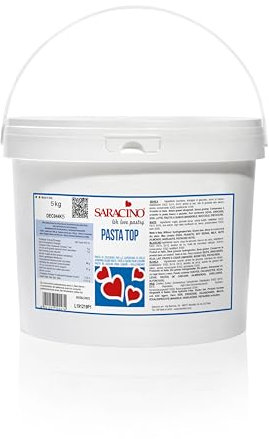 Saracino Pasta Di Zucchero Top Bianca Per Copertura Da 5 kg Made In Italy