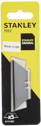 Stanley 0-11-921 Lame de couteau 1992 sans trou Carte 5 Lames, Multicolore