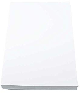 House of Card & Paper A5 300 GSM-kort - vit (förpackning med 50 ark), HCP347