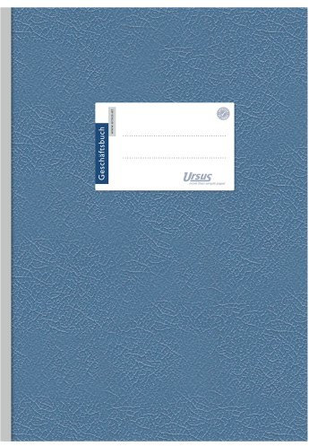 Staufen Style Geschäftsbuch Diarium - 1 Stück, DIN A4, 96 Blatt, 70g/m², kariert (5mm), blau