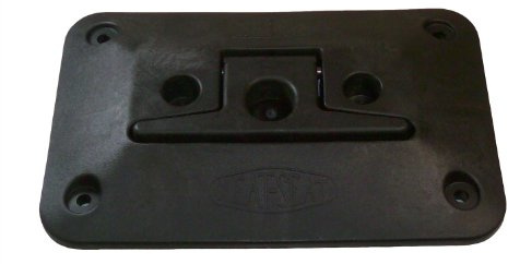 CIPA 02100 Cleat Seat Dock Cleat, Black