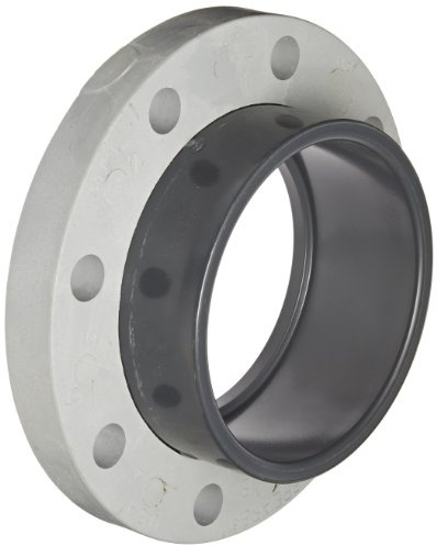 Spears 854-060 Glass-Filled PVC Pipe Fitting, Van Stone Flange, Class 150, Schedule 80, 6 Socket